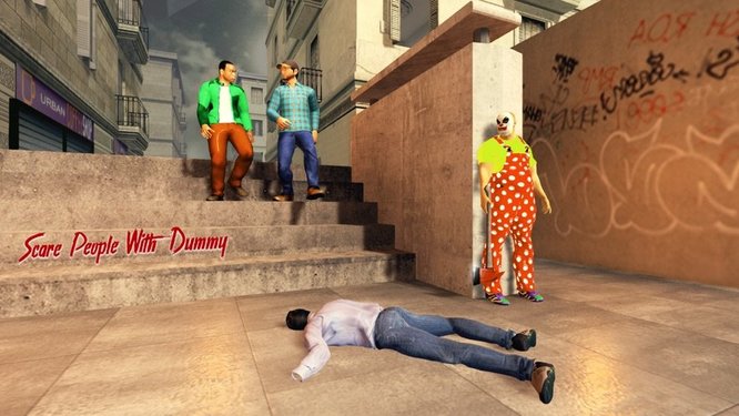 杀手小丑生存模拟帮派袭击3D