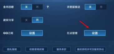 王者荣耀2021红点管理在哪？