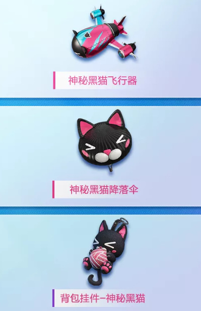 神秘黑猫套装有哪些？