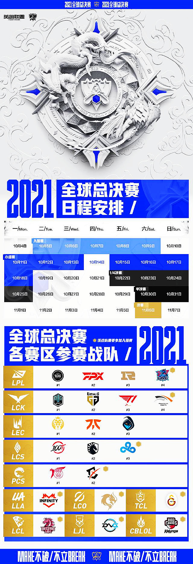 英雄联盟2021年s11赛程是什么？