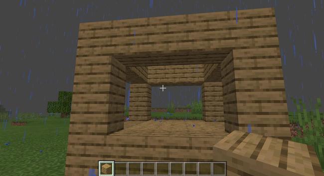 我的世界小木屋如何建筑？