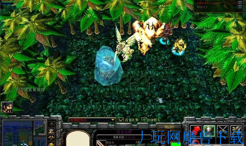 魔兽地图神幻魔镜7.3神王的背叛 含/隐藏密码游戏截图