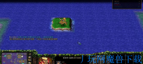 魔兽地图紫海TD5.01秒速建筑版游戏截图
