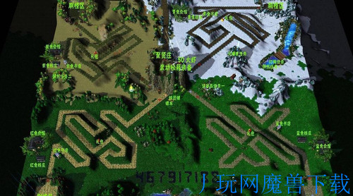 魔兽地图混乱武林IIIA刀光剑影5.86含通关游戏截图