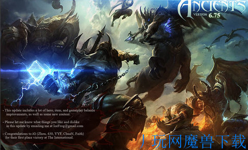 魔兽地图DOTA6.75中文版游戏截图
