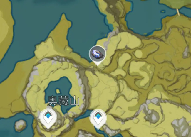 原神夜泊石地图位置在哪里？
