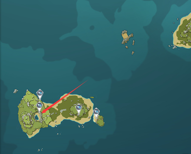 原神金苹果群岛回声全部海螺分别在哪里？