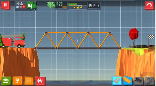 造桥模拟器怎么玩？