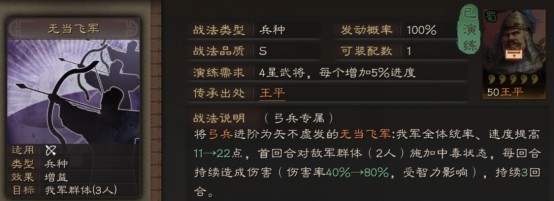 三国志战略版无当飞军组合战法是什么？