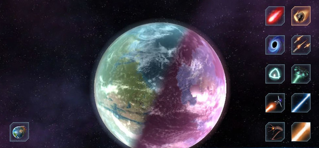 星战模拟器怎么放大地球？