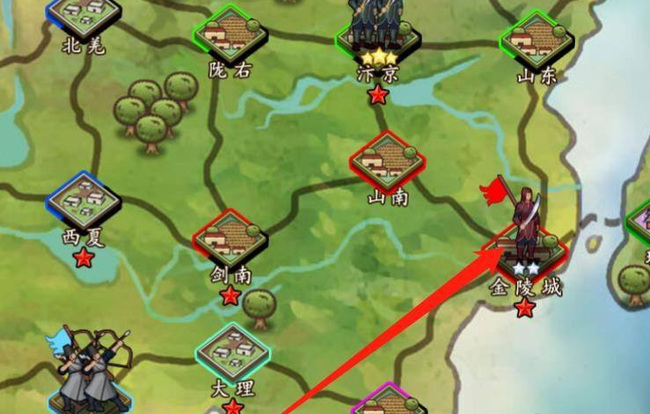 皇帝成长计划2部队怎么移动？
