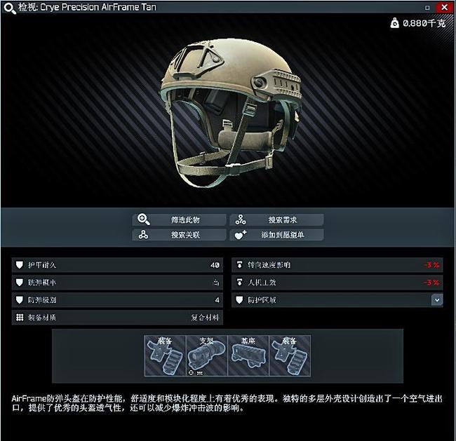 Airframe头盔有什么特性?