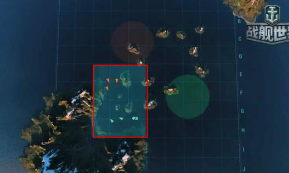 战舰世界地图-环岛怎么玩?
