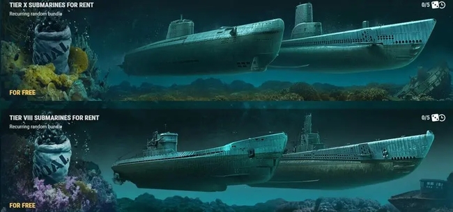 战舰世界国服什么时候出潜艇？