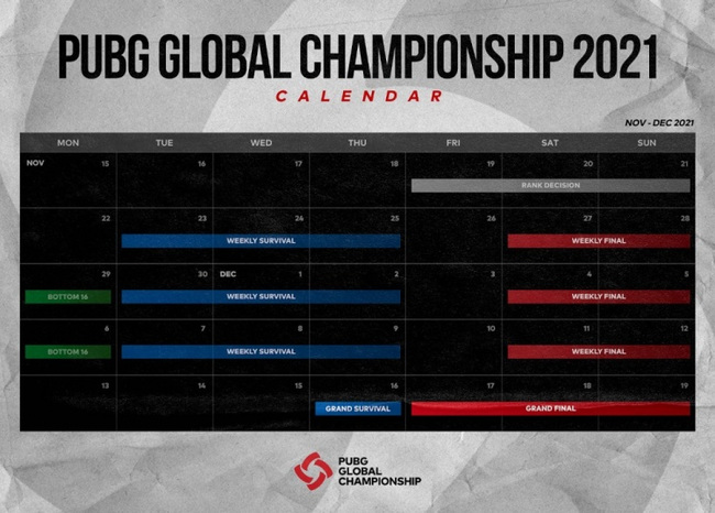 绝地求生PGC全球总决赛什么时候开始？