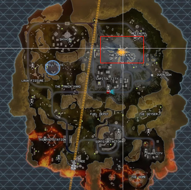 apex震央在哪张地图的什么位置？