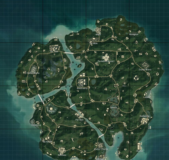 pubg所有地图叫什么？