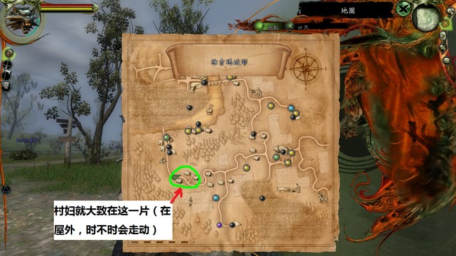 巫师3：狂猎郁金香村妇位置在哪？