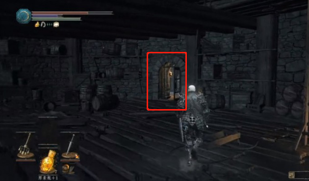 黑魂3高墙边塔下的门怎么找钥匙？
