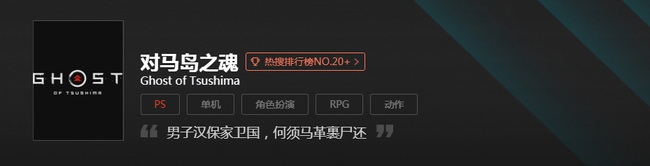 对马岛之魂在steam上叫什么？