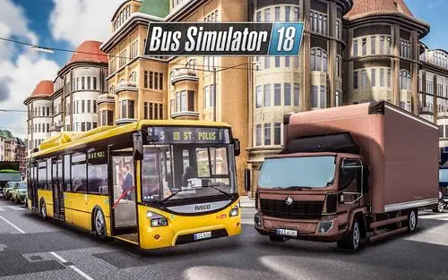 巴士模拟18怎么设置中文？