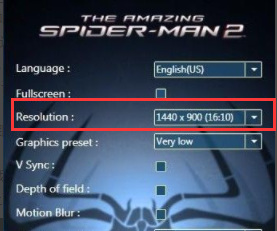 神奇蜘蛛侠2怎么调画质？