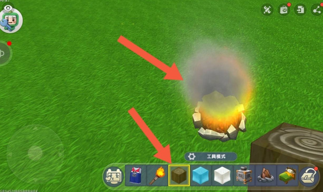 迷你世界篝火怎么添加燃料？