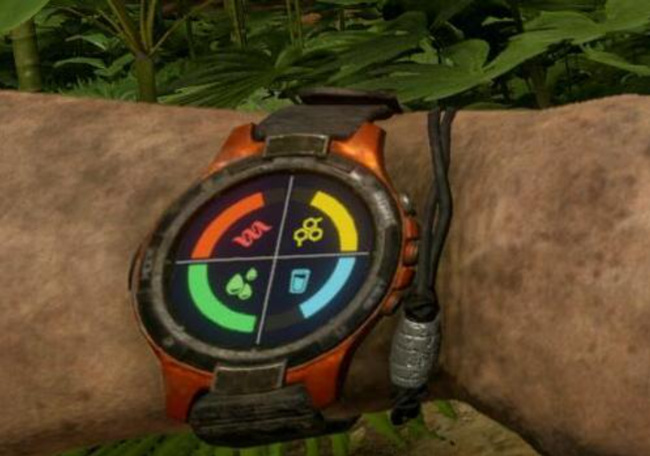 绿色地狱怎么看手表？