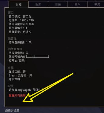 noita游戏怎么设置中文？
