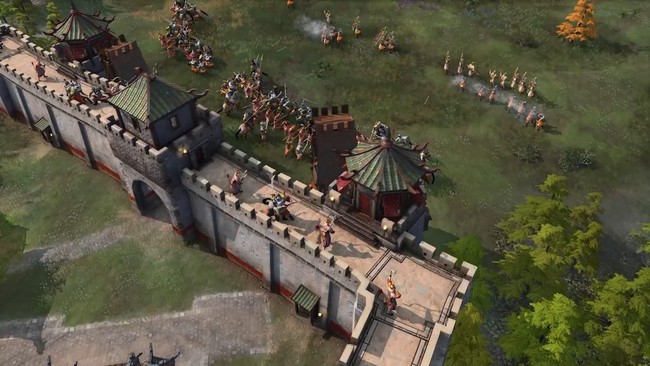 帝国时代4城墙上能站多少人？