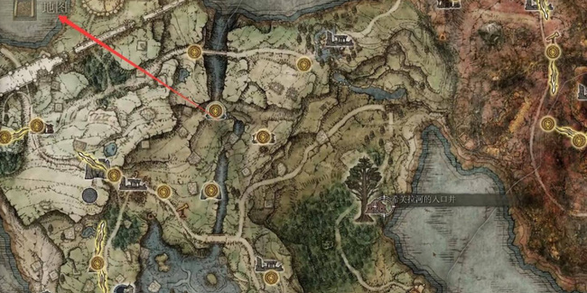 艾尔登法环怎么显示地下地图？