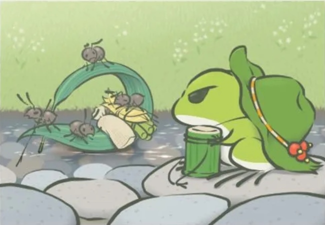 旅行青蛙怎么完成一次分享？