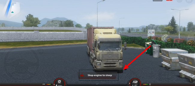 欧洲卡车模拟3怎么睡觉？