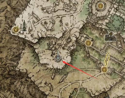 艾尔登法环赛尔维斯魔法塔在地图哪里？