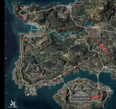 pubg聚乐园滑翔机在哪？