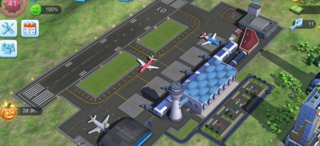 模拟城市我是市长机场在哪里？
