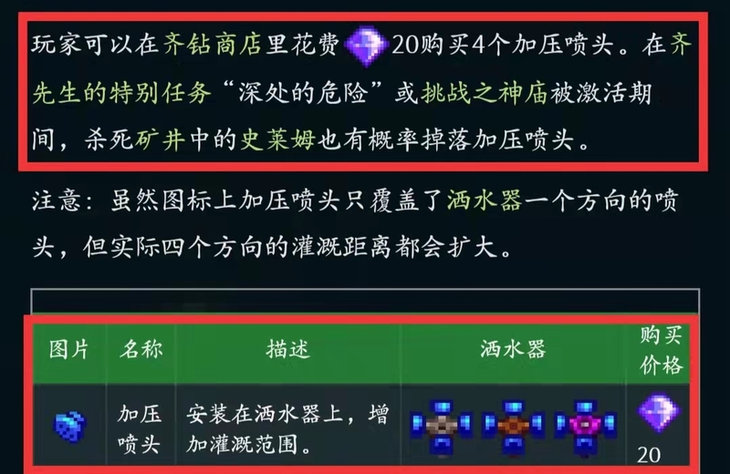 星露谷物语加压喷头怎么获得？