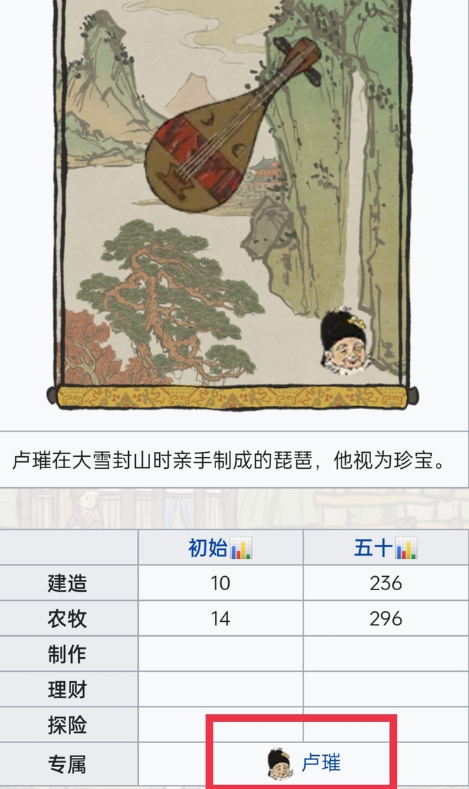 江南百景图曲项琵琶是谁的珍宝？