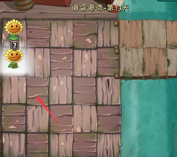 pvz2海盗港湾第13关怎么打？