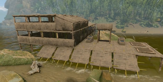 丛林地狱怎么在水上建房子？