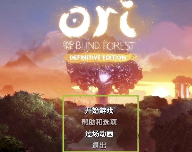 奥日与黑暗森林终极版怎么设置中文？