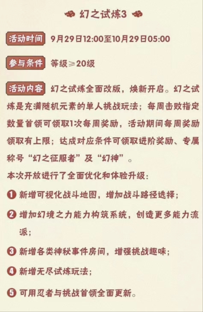 火影忍者2022幻之试炼什么时候出？