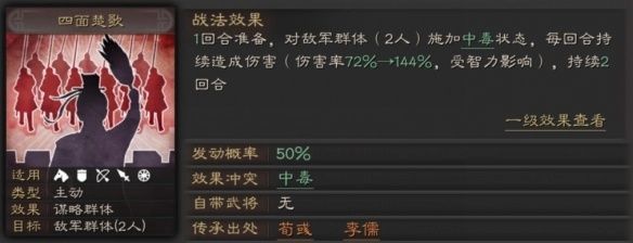 三国志战略版四面楚歌有用吗？