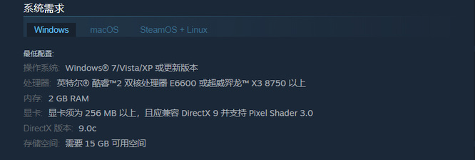 csgo配置要求高吗？