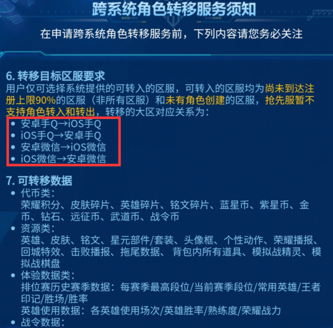 王者安卓qq区可以转换苹果微信区吗?