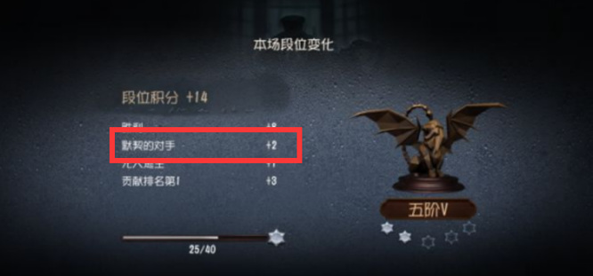 第五人格默契的对手是什么意思？