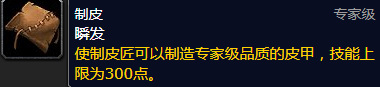 魔兽世界制皮1-300怎么冲？