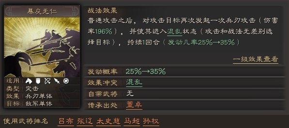 三国志：战略版吕布带什么战法好？