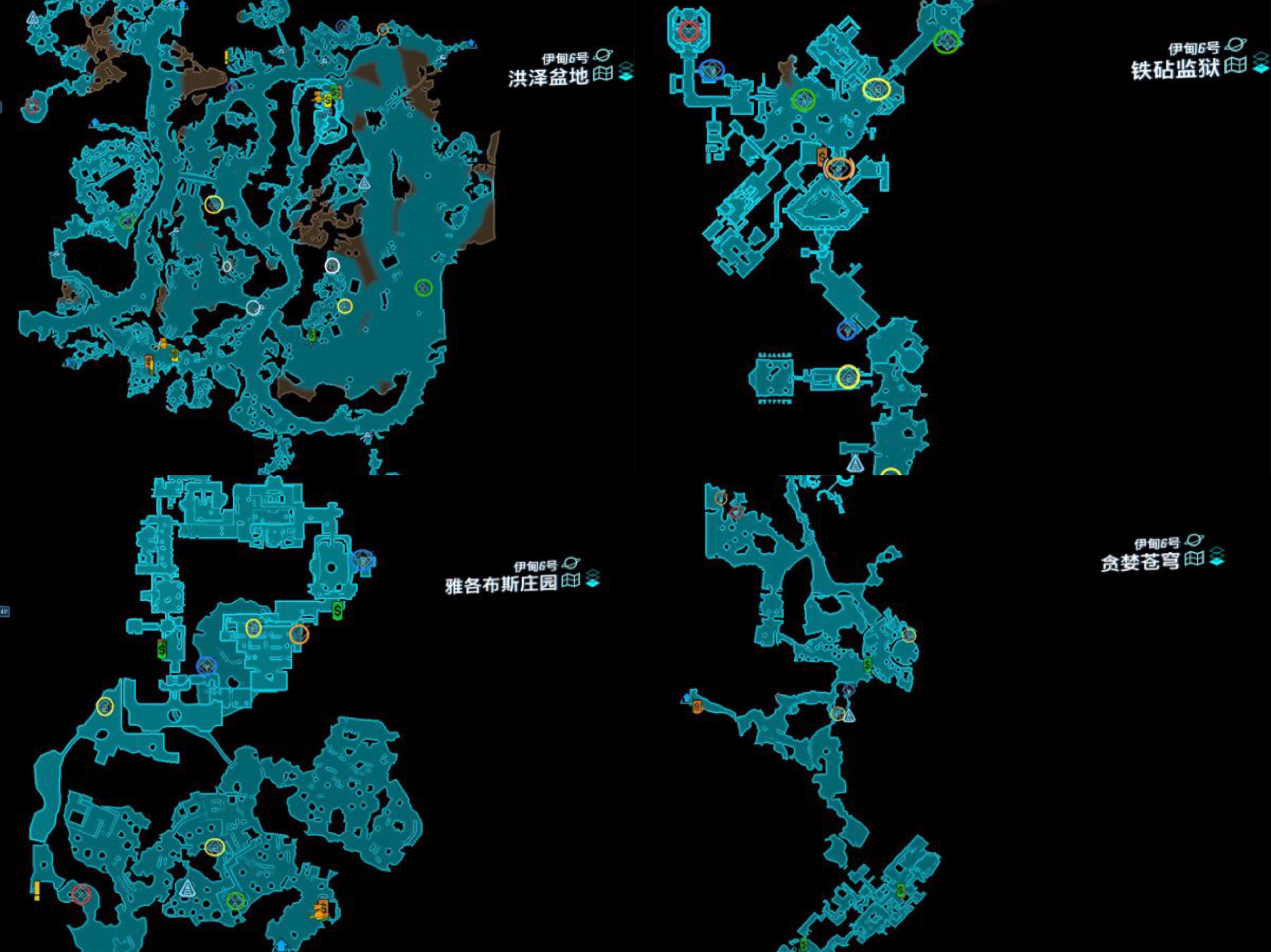 无主之地3地图顺序是什么？