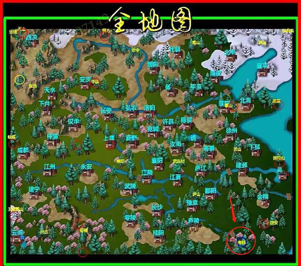三国大时代4龙岳地图图片